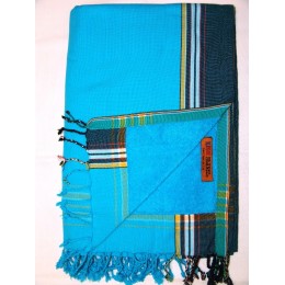 Kikoi Serviette TURQUOISE