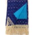 IKAT Kikoi Badetuch Blau