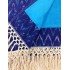 IKAT Kikoi Serviette Bleu 