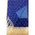 IKAT Kikoi Badetuch Blau Klein