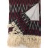 IKAT Kikoi Badetuch Bordeaux